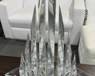 Van Teal Signed Lucite Sculpture