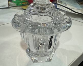 Baccarat Crystal Jam Jar