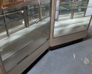 Display cabinets $50 ea., $150 for all four 