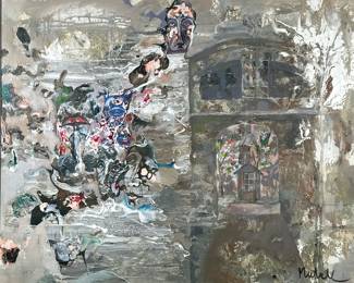 MURELL (POLISH, 20TH CENTURY) | 25.25 x 35.25 in. (Stretcher). - w. 38 x h. 33 in (frame)

