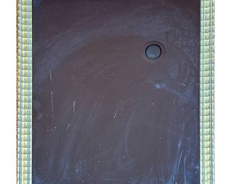 SCALLOPED EDGE WALL MIRROR | Antique gilt frame with newer glass. - w. 20 x h. 26.5 in (frame)

