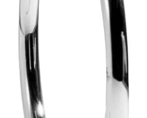 Stella Valle O Initial Rhodium Cuff