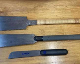 Two Japanese Saws Irwin Dovetail Saw