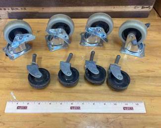Two Sets of 4 Casters