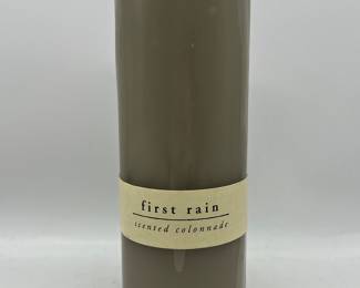 Lot 191 | First Rain Pier 1 Tall Candle