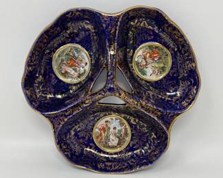 Lot 222 | Empire England Cobalt & Gold Vignette Plate