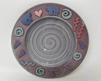 Lot 203 | Cunningham Pottery Postmodern Plate