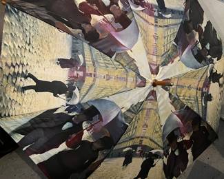 Lot 178 | Rainy Day in Paris Art Umbrella 1990s