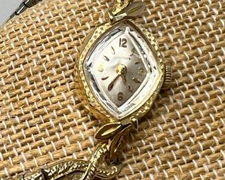 Lot 388 | 14K Gold Longines Vintage Ladies Watch