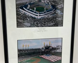Lot 48 | Tiger Stadium Jan Kaolins Hand Colored Photograph