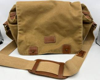 Lot 74 | Vintage Blanket Lined Satchel Woodsac Shoulder Bag