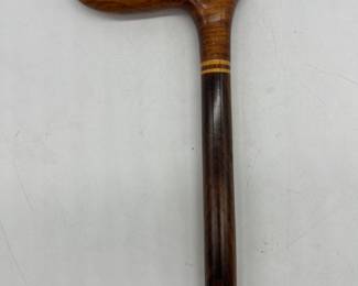 Lot 177 | Wood Walking Cane Inlaid