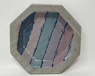 Lot 204a | Cunningham Pottery Postmodern Plate