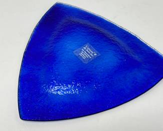 Lot 229 | L'oiseau de bois Quebecois Art Glass Plate