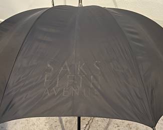 Lot 180 | Saks 5th Avenue Umbrella Parasol
