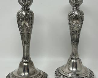 Lot 234 | Oneida Community Deco Inspired Candlesticks