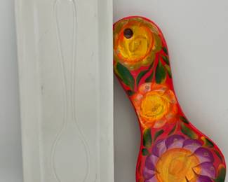 Lot 113 | Crate & Barrel, Handpainted Spoon Rests Spoonrest