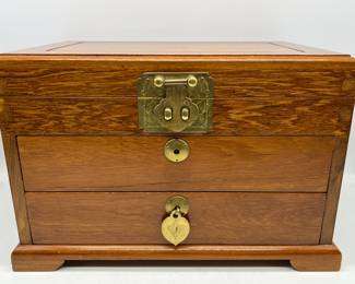 Lot 184 | Wooden Jewelry Box