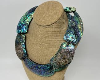 Lot 404 | Viktoria Hayman Abalone Mother of Pearl Necklace