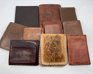 Lot 80 | Vintage Mens Leather Wallets Wallet Rolfs, Leegin