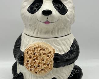 Lot 32 | Panda Cookie Jar Ceramic Canister