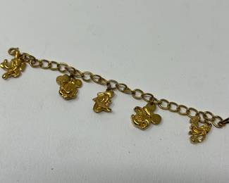 Lot 397 | Disney Charm Bracelet Mickey Goofy