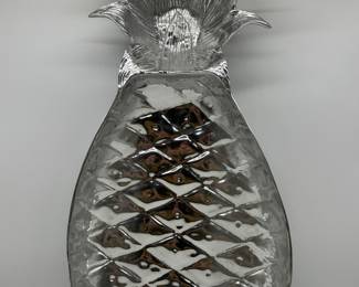 Lot 115 | Beatriz Ball Pineapple Chip & Dip Metal Tray