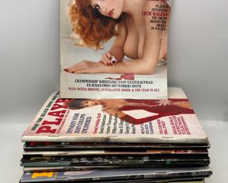 Lot 176 | 1980's Vintage Playboy Magazines Girlie Magazine