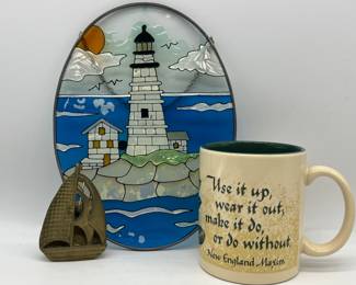 Lot 89 | Vintage Sailor Decor Ship Bronze Clip Window Hang