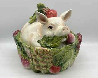 Lot 37 | Fitz and Floyd Classics Suckling Pig Tureen