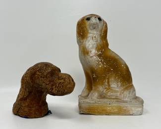 Lot 268 | Hunting Dog Bottle Opener Vintage Chalkware