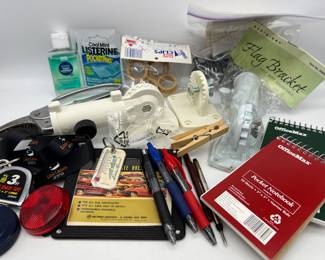 Lot 90 | Flag Brackets, Eddie Bauer, Vintage Notebooks