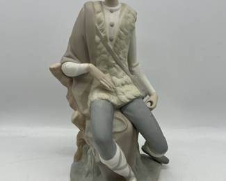 Lot 220a | Lladro "New Shepherd" Matte Porcelain Figurine