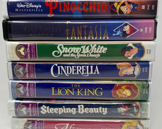 Lot 24 | Vintage Disney VHS Tapes Some Sealed