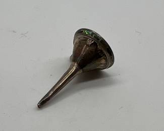 Lot 187 | Abalone & Sterling Tiny Funnel Signed