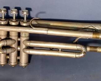 Vintage Cavalier Trumpet, Model 35472, Made In Elkhart, Indiana, Includes Hard Sided Carrying Case