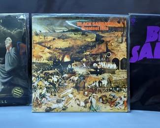 Vinyl LP Record Assortment Including Black Sabbath, Ozzy Osbourne, And Dio, Total Qty 6