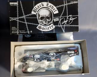 Racing Champions Diecast 1:24 Scale Jim Dunn 50th Anniversary Funny Car And Black Label Society Pontiac Funny Car Replicas