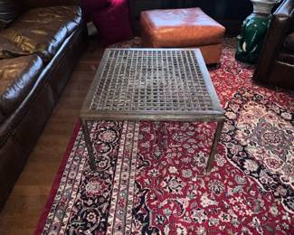French grate coffee table
