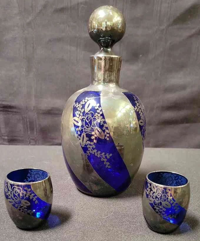 Vintage Glasses And Decanter