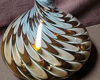 Colorful Blown Brown Glass