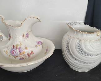 Water Basin And Pitchers