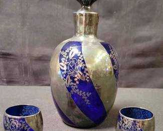 Vintage Glasses And Decanter