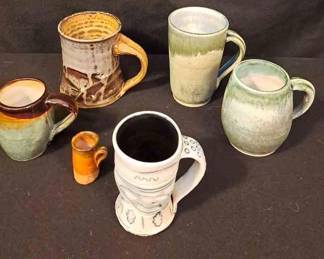 6 Ceramic Mugs