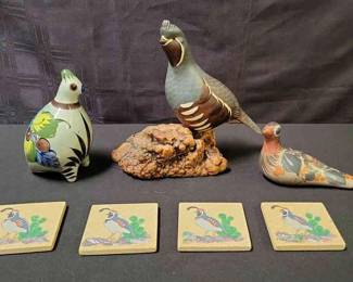 Quail Decor Lot