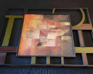 Wall Art With Metal Frame