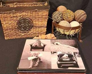 Baskets And Balls Decor