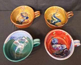 4 Handmade Mugs