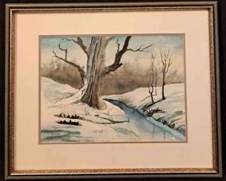 Wendell Miller Watercolor