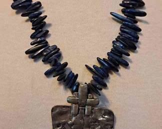 Handmade Stone And Metal Necklace